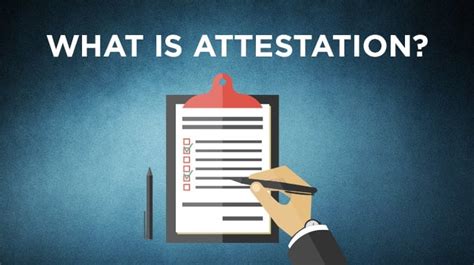 Attestation Meaning
