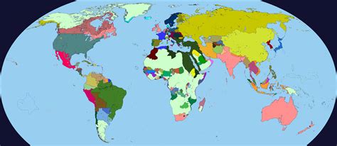 World As Of July 1st 1848 By Dinospain On Deviantart