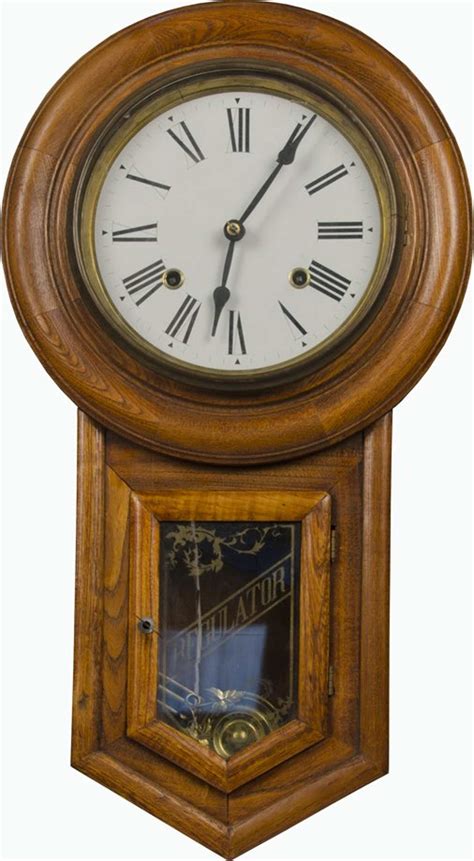 We have 38,769 antique clock prices, images and descriptions as of may 21, 2021. Antique Wall Mount Wooden Regulator Clock