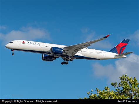 N509dn Delta Airlines Airbus A350 900 By Tighe Donovan Aeroxplorer
