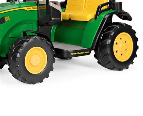 Peg Perego John Deere Dual Force 12v Electric Ride On Tractor