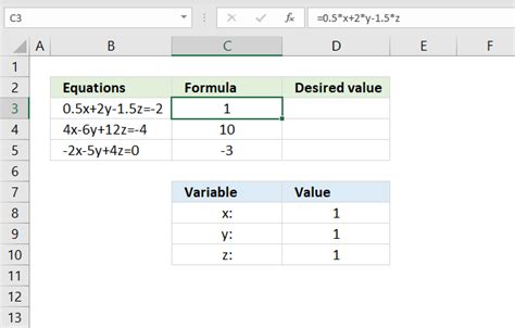 How To Solve Simultaneous Linear Equations In Excel