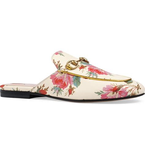 Gucci Princetown Floral Loafer Mule Women Nordstrom