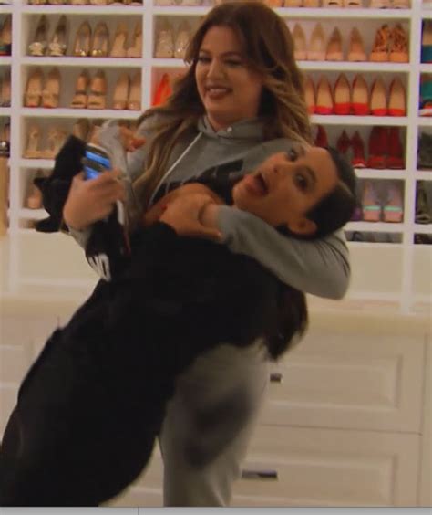 Khloe And Kim Kardashian Fight Over Khloes Closet But Its All About The Booty