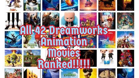 All 42 Dreamworks Animated Films Ranked YouTube