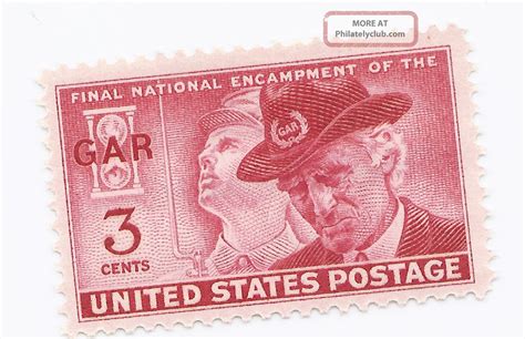 Us Stamp Final National Encampment Of The Gar 3 Cent Stamp Us Stamp G