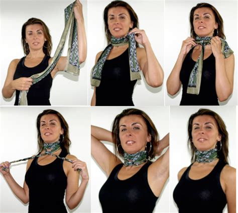 How To Tie A Neck Scarf Change Comin