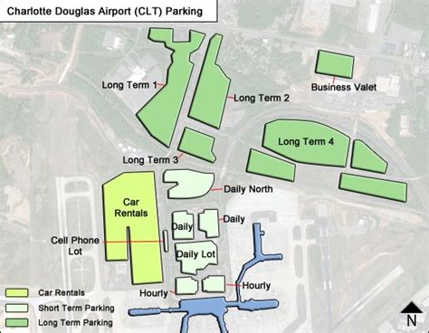 Charlotte Douglas Airport Parking Map Cape May County Map Vrogue