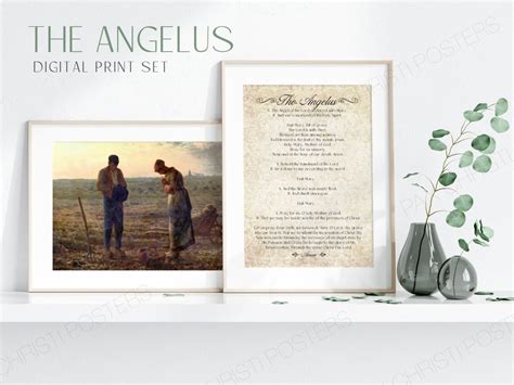 The Angelus Prayer And Fine Art Digital Print Langélus By Jean