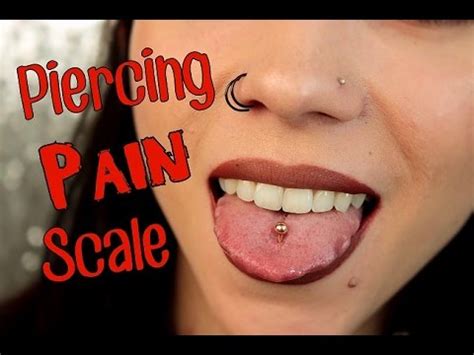 My Piercings Their Pain Ratings Youtube