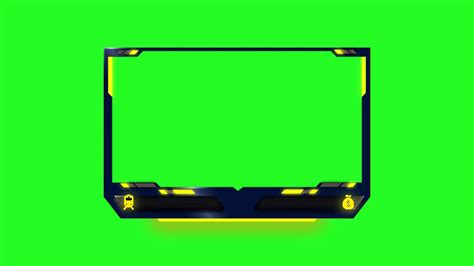 Animated Facecam Twitch Greenscreen Overlay Free To Download