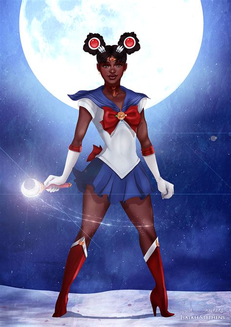 Black Sailor Moon By Isaiahstephens On Deviantart