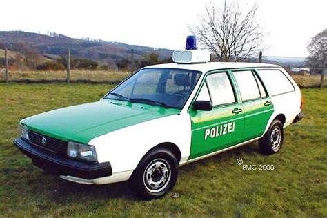 Polizeiauto Audi 80 Test
