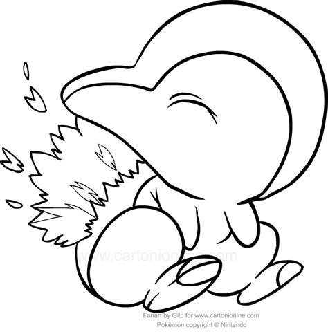 Cyndaquil Pokemon Coloring Coloring Pages Coloring Pages