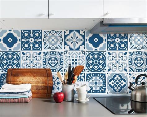 Talavera Tile Decals Self Adhesive Wall Floor Tile Etsy Tile
