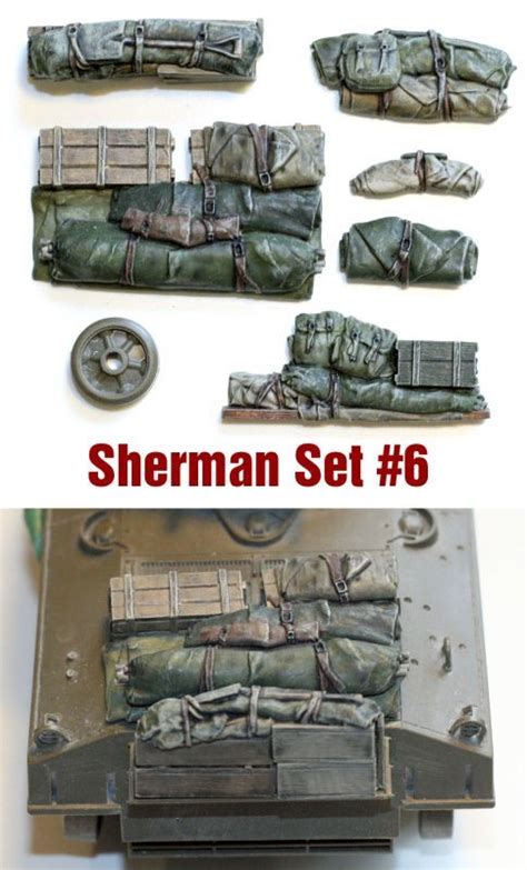 135 Sh006 Sherman Engine Deck Set 6 8 Pieces Asuka Model Online Shop