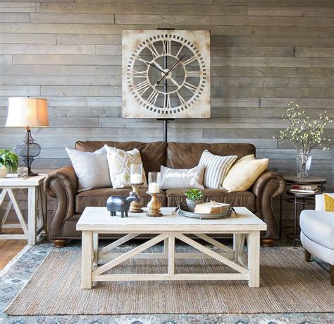 A Farmhouse Living Room That Will Make You Want A Brown