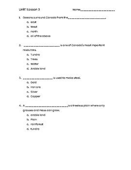 How ready are you for the test tomorrow? 3rd Grade Social Studies Unit 1 Lesson 3 Quiz by Miss ...