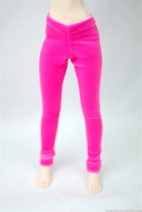 Minifee Pink Velour Leggings For Msd Bjd Etsy