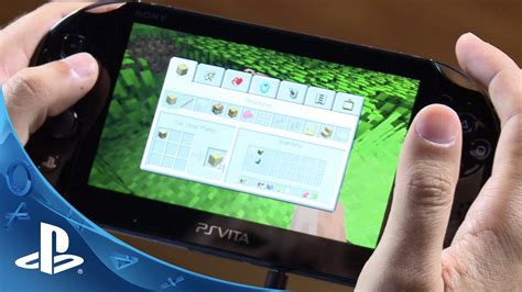 Minecraft Ps Vita Edition Hands On Youtube