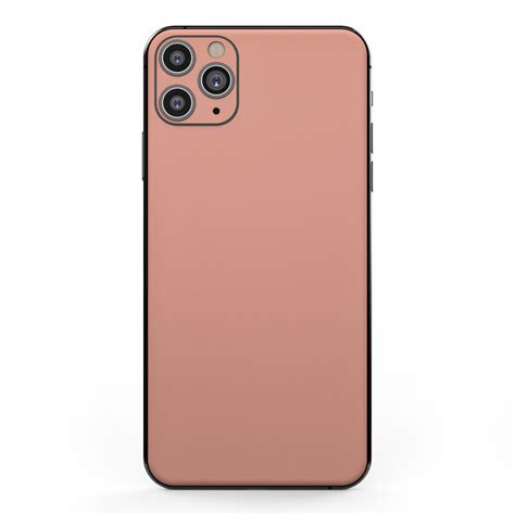 I don't doff my cap for this color. Apple iPhone 11 Pro Max Skin - Solid State Peach by Solid ...