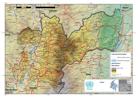 Mapa De Antioquia Mapa Físico Geográfico Político Turístico Y