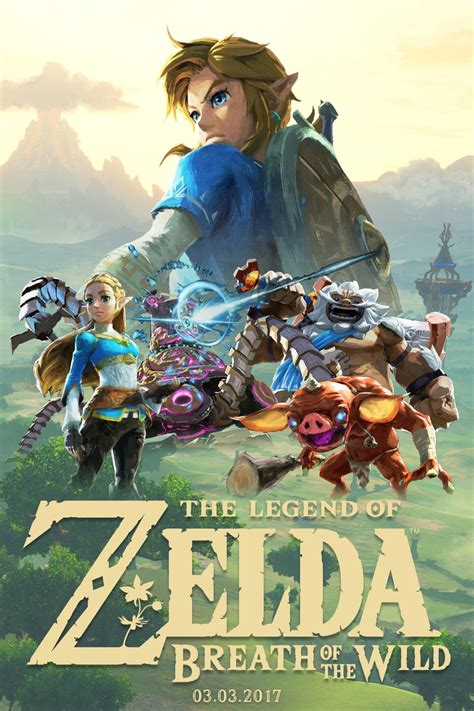 The Legend Of Zelda Breath Of The Wild Poster Images And Photos Finder