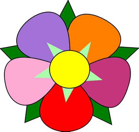 Simple Flower Clip Art Clip Art Library