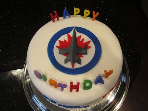 2021 stanley cup friggin playoffs man game 1 of best of 7 winnipeg jets vs edmonton oilers 8pm cent. Winnipeg Jets B-Day Cake - CakeCentral.com