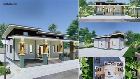 120sqm Cozy Bungalow House Design Idea ~