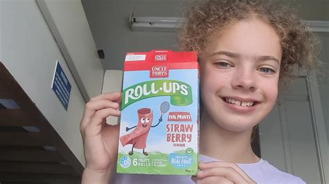 Fruit Roll Up Challenge 😋 Youtube