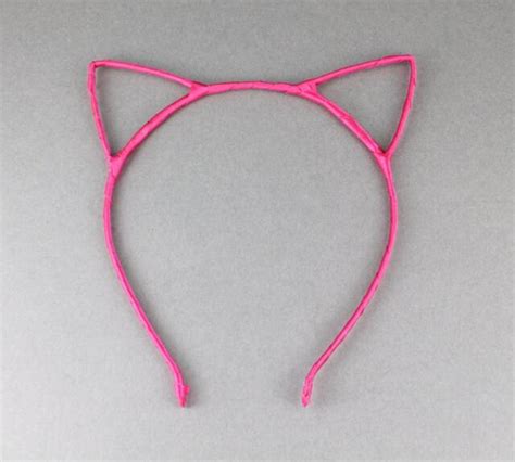 Pink Cat Ears Headband Kitty Headband Kawaii Cosplay Kitten Ear Hair