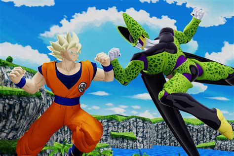 Goku Vs Cell By Joinspider On Deviantart