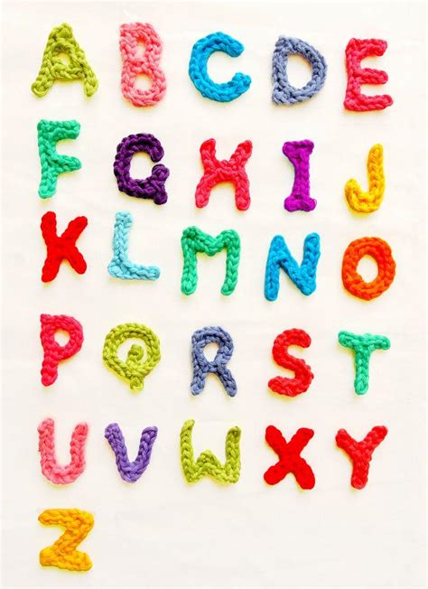 15 Free Crochet Letters Patterns How To Crochet Alphabet