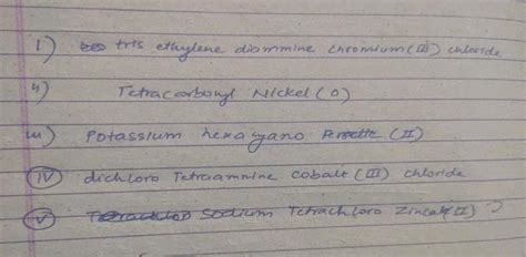 3koh+ cr(oh)3 = k3cr(oh)6 гексагидроксохромат (iii) калия * Write IUPAC names of following compounds: (b) Ni(CO)4 (c ...