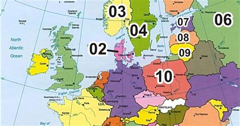 Blog De Geografia Do Prof André Gregoski Mapa Em Branco Norte Europeu