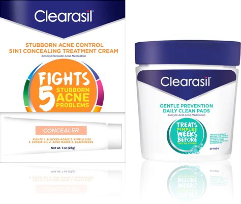 Clearasil Daily Clear, Tinted Acne Treatment Cream, 1 Oz & Hydra-Blast
