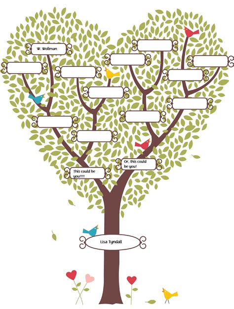 Free Family Tree Printable Template