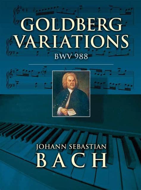 Goldberg Variations Bwv 988 Piano Book Johann Sebastian Bach Sheet