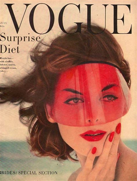 Vogue Magazine July 1958 Vogue Magazine Covers Fashion Magazine Cover Fashion Cover Magazin