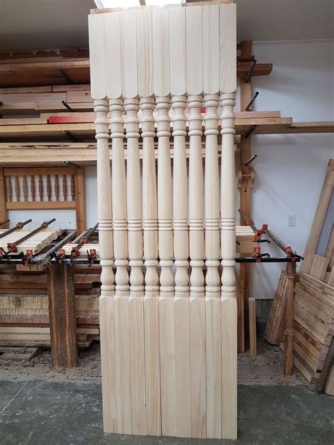 These are custom pattern porch posts turned by Century Porch Post Inc.