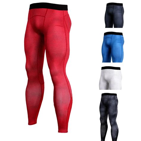 wade sea men running compression tights breathable workout leggings fitness gym male sports
