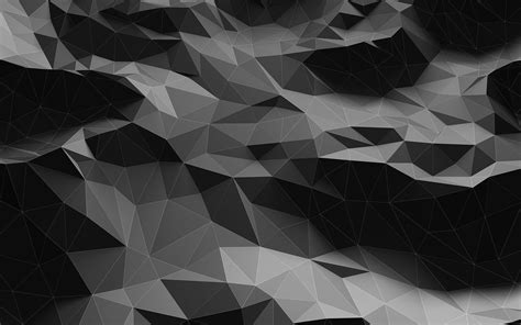 Скачать обои Black Geometric Shapes 4k Geometric Patterns Wavy