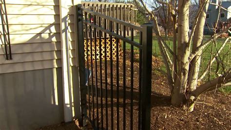 In order to determine how much aluminum fence you need to purchase. Iron Gates: Home Depot Iron Gates