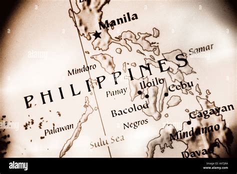 Philippines Map Hi Res Stock Photography And Images Alamy