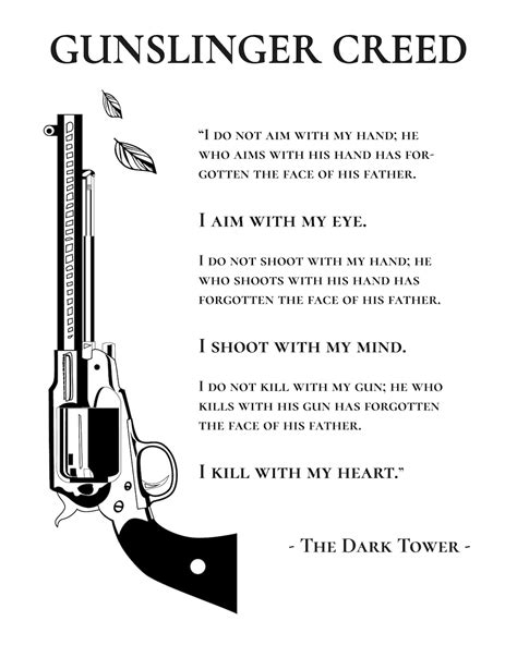The Dark Tower Quote Stephen King Printable Wall Art The Etsy Australia