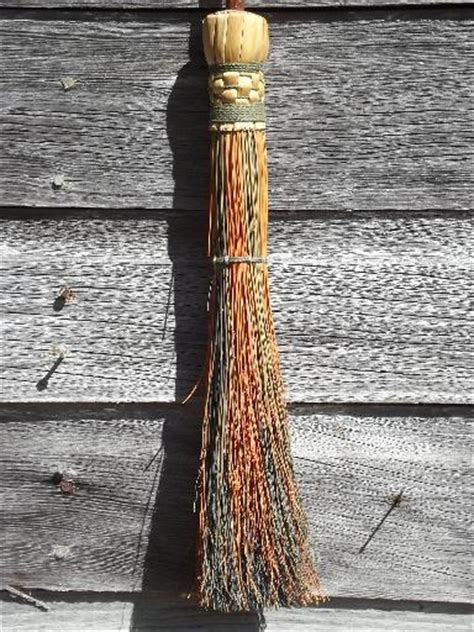 Primitive Handmade Corn Whisk Hearth Broom W Rustic Twig Broomstick
