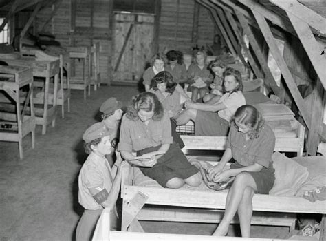 Allied Pow Camp For Female German Prisoners Of War In