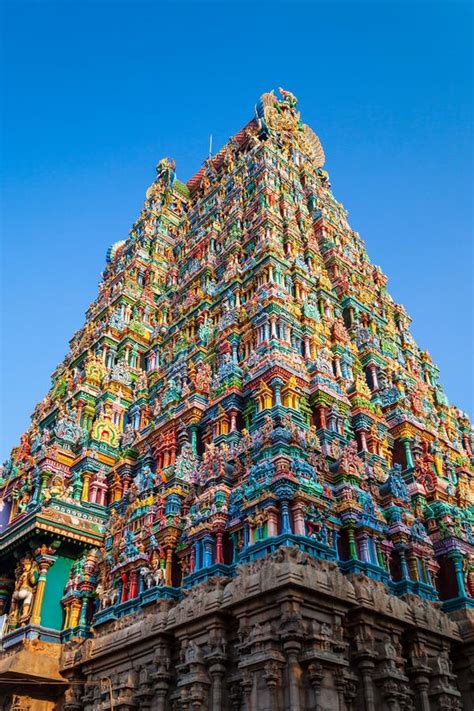 Meenakshi Amman Temple In Madurai Stock Photo Image Of Tamil