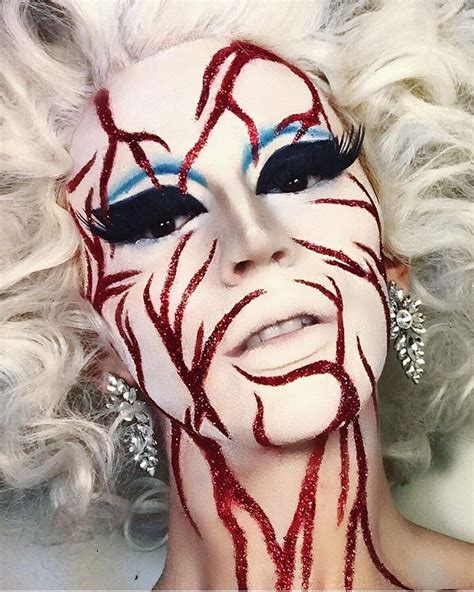 Unique Halloween Costumes Halloween Face Makeup Nina Flowers Drag